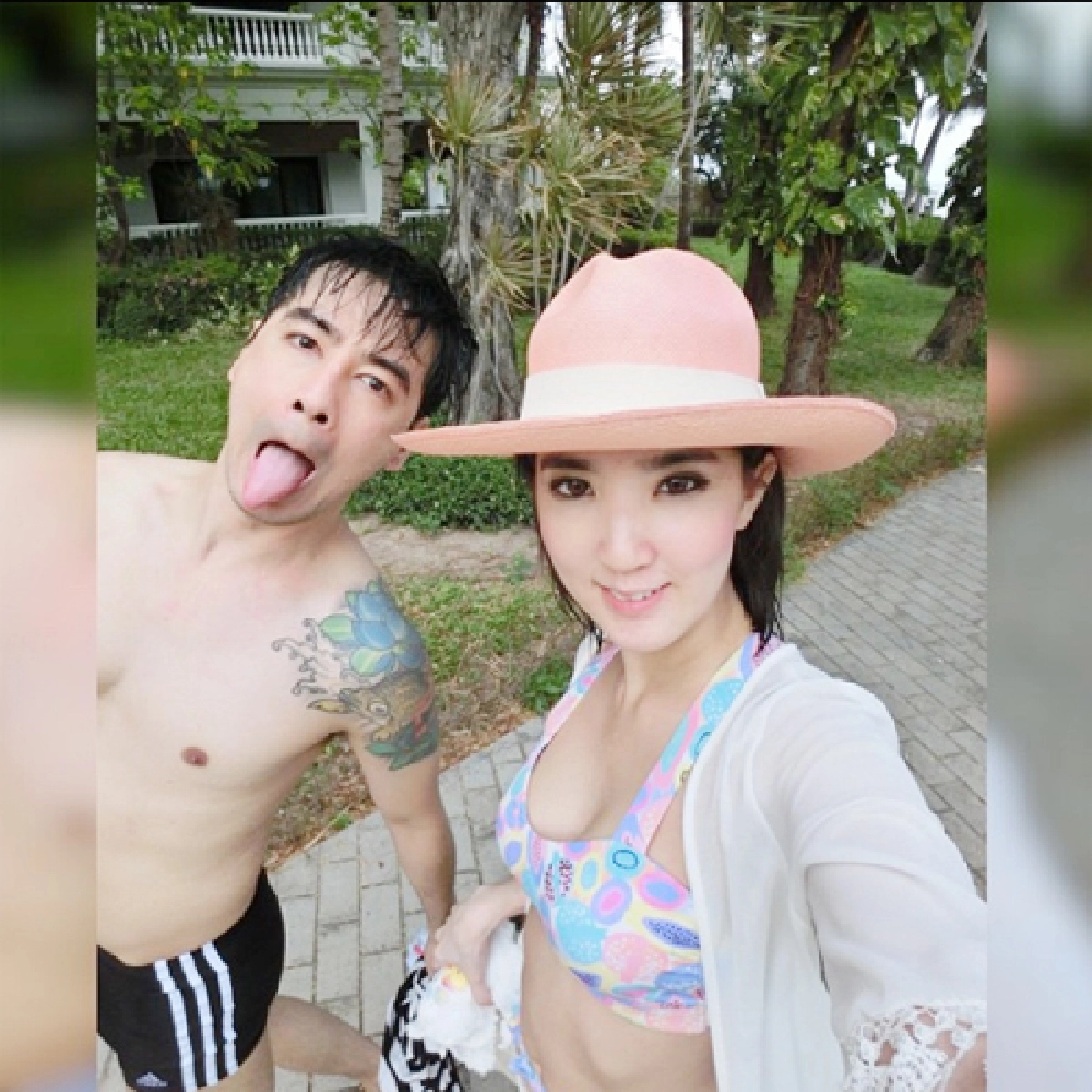 แฮปปี้ดี๊ด๊า!"ออย ธนา"พาครอบครัวเที่ยวทะเล