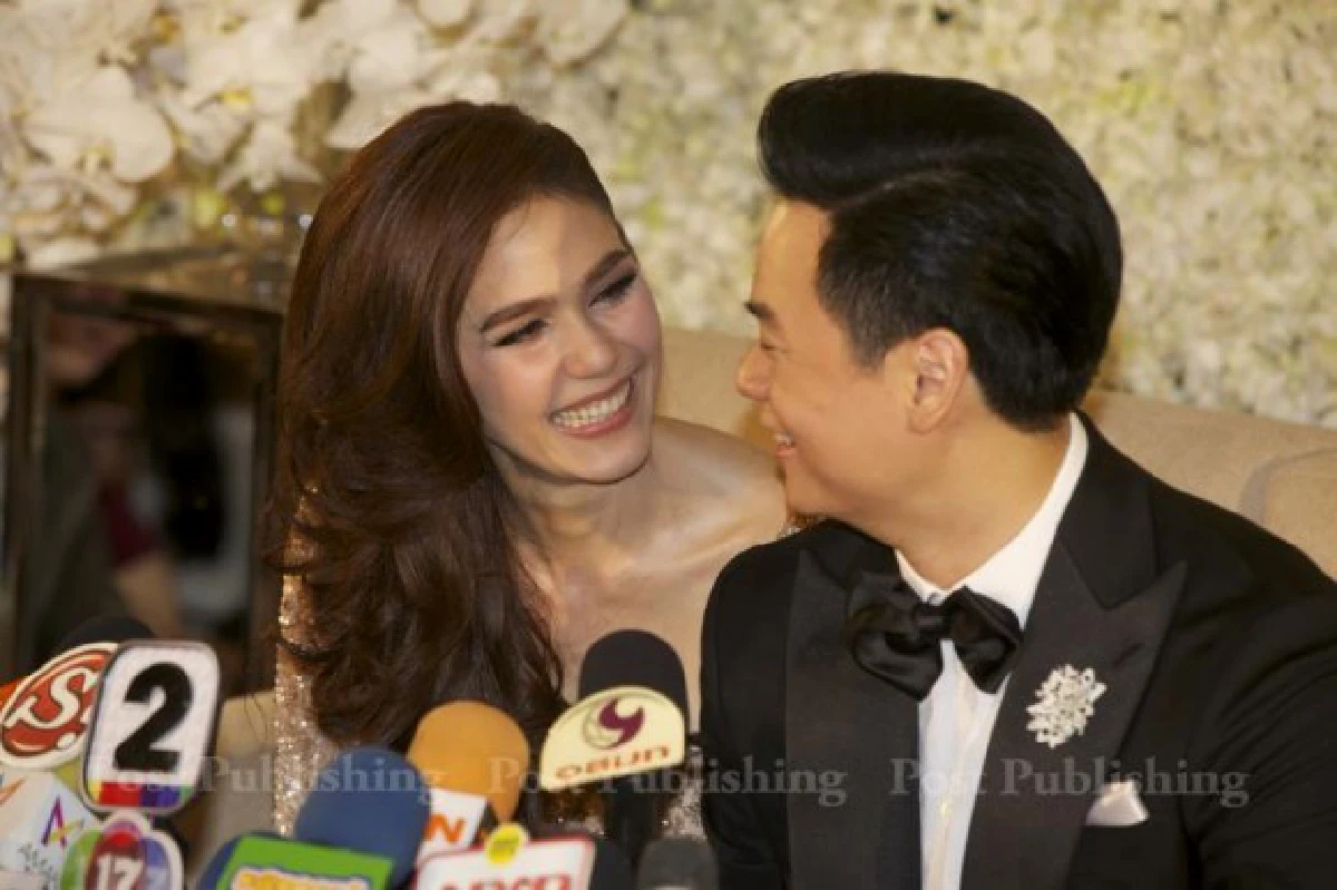 รักบานฉ่ำ!งานแต่งสุดอลังการ "ชมพู่-น็อต"