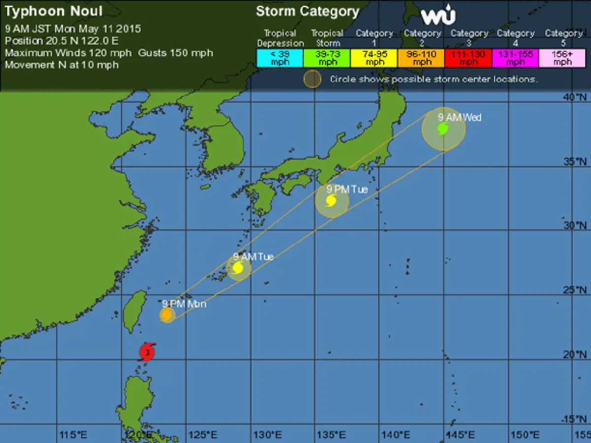 Huge typhoon grazes Philippines and heads past Taiwan to Okinawa