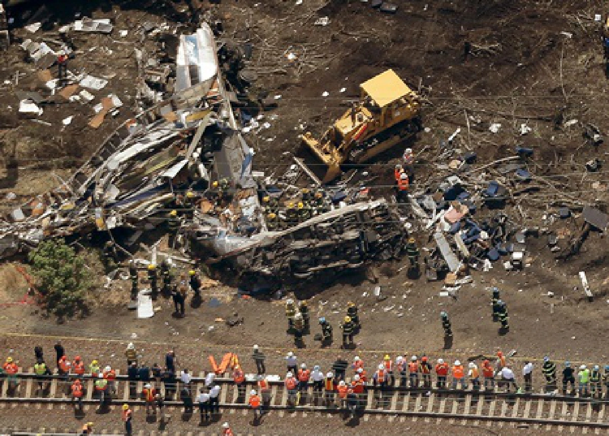 รถไฟในสหรัฐวิ่งเร็วกว่ากำหนด 2 เท่า ก่อนตกราง