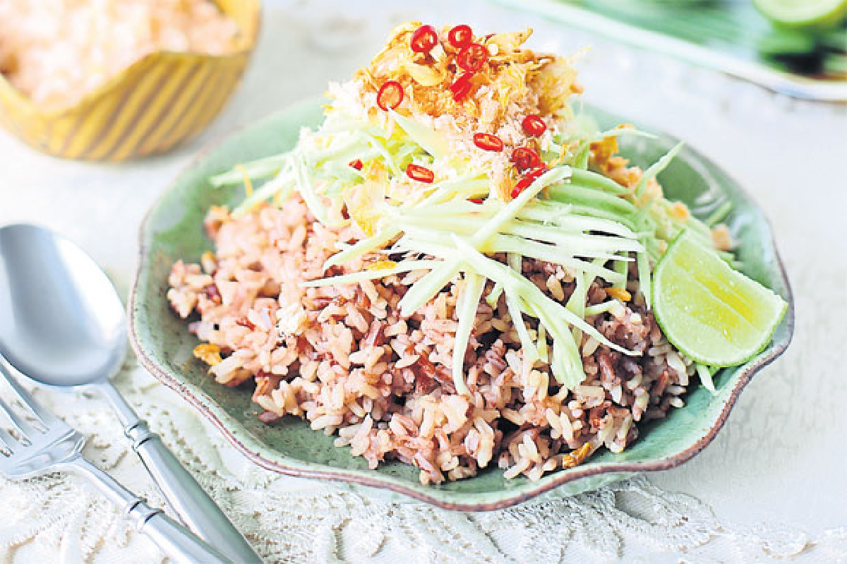 อาหารต้านร้อน ข้าวคลุกมะม่วง สูตรอาจารย์เพ็ญ อาหารต้านร้อน ข้าวคลุกมะม่วง สูตรอาจารย์เพ็ญ