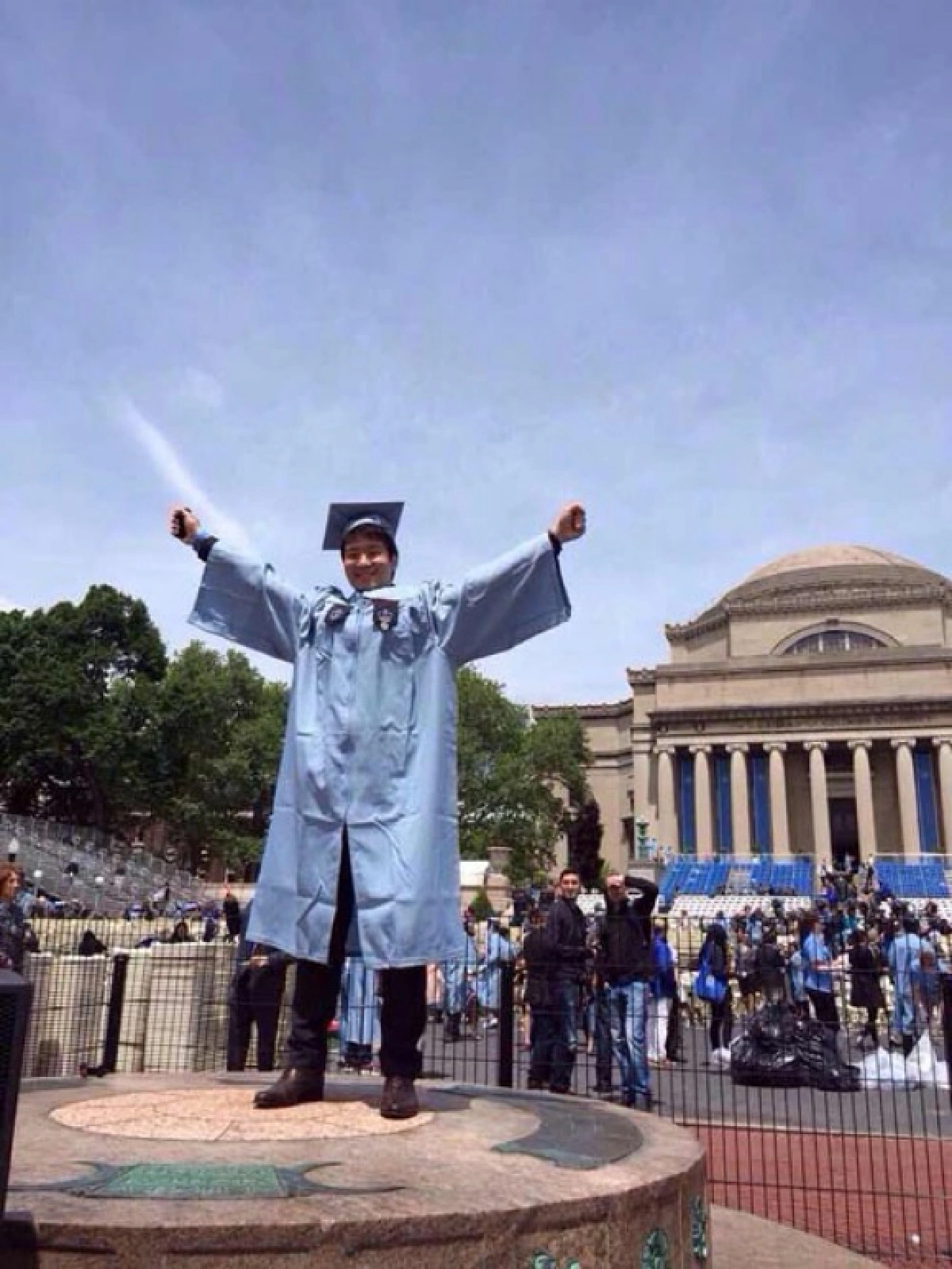 เรียนจบแล้ว!"น้องพลับ"รับปริญญาตรี ม.โคลัมเบีย