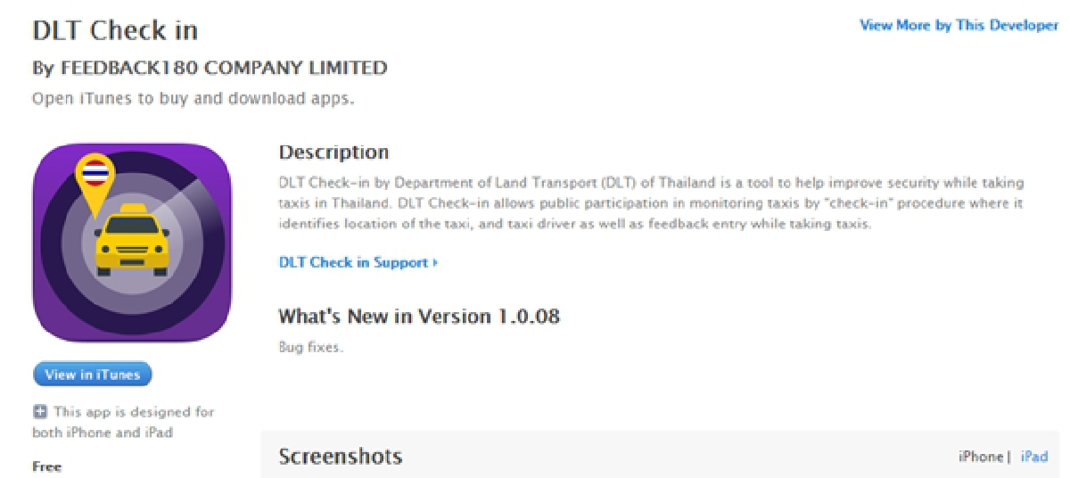 Taxi passenger app shows rejections high on 4 Bangkok roads