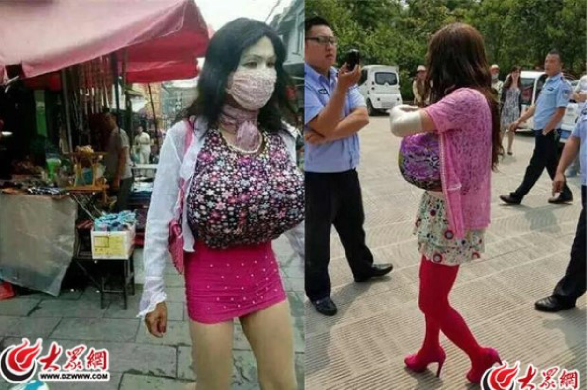 สยอง!ชายจีนลงทุนแต่งหญิง แอบดูสาวๆทำธุระในห้องน้ำ สยอง!ชายจีนลงทุนแต่งหญิง แอบดูสาวๆทำธุระในห้องน้ำ