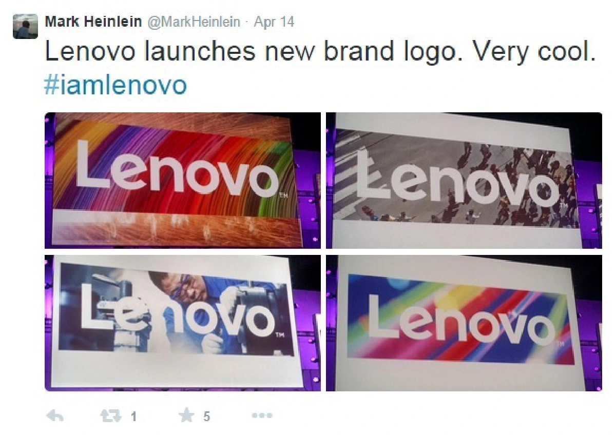 'เลอโนโว'ประกาศรีแบรนด์อย่างเป็นทางการ (มีคลิป)