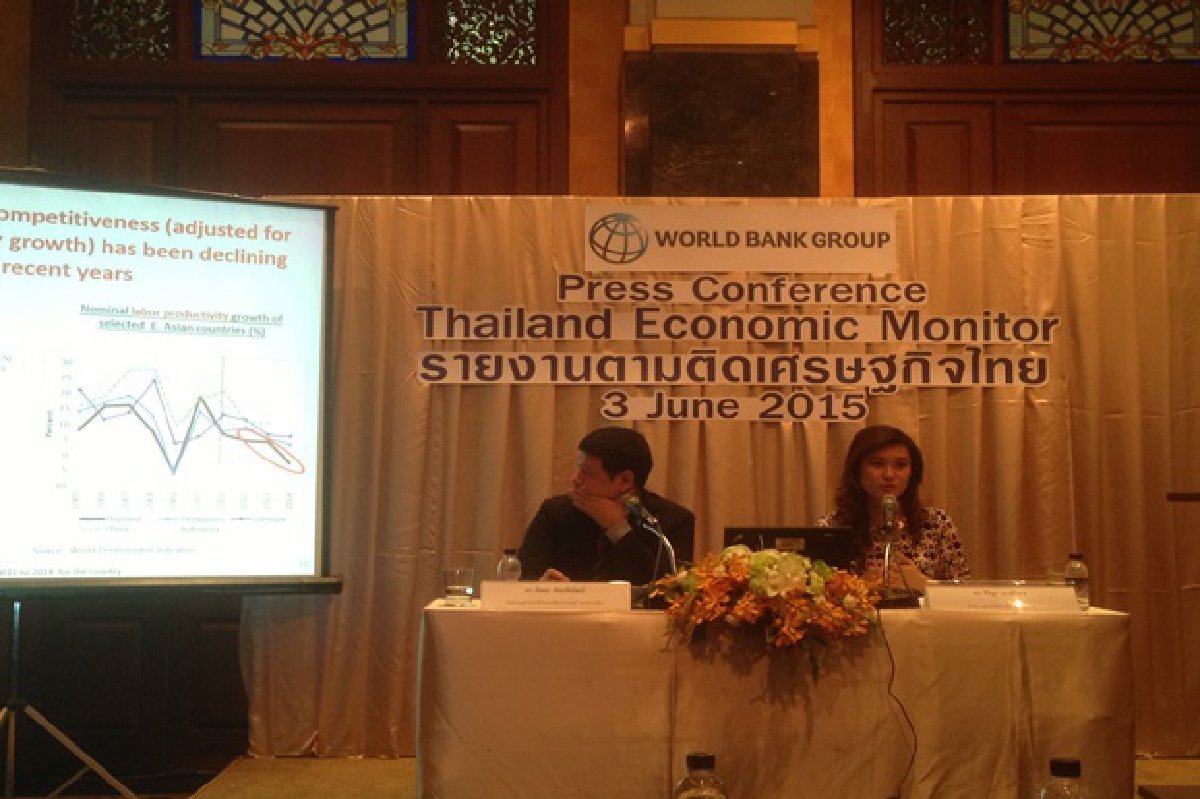 เวิลด์แบงก์คาดจีดีพีไทยปีนี้โตแค่ 3.5 % เวิลด์แบงก์คาดจีดีพีไทยปีนี้โตแค่ 3.5 %