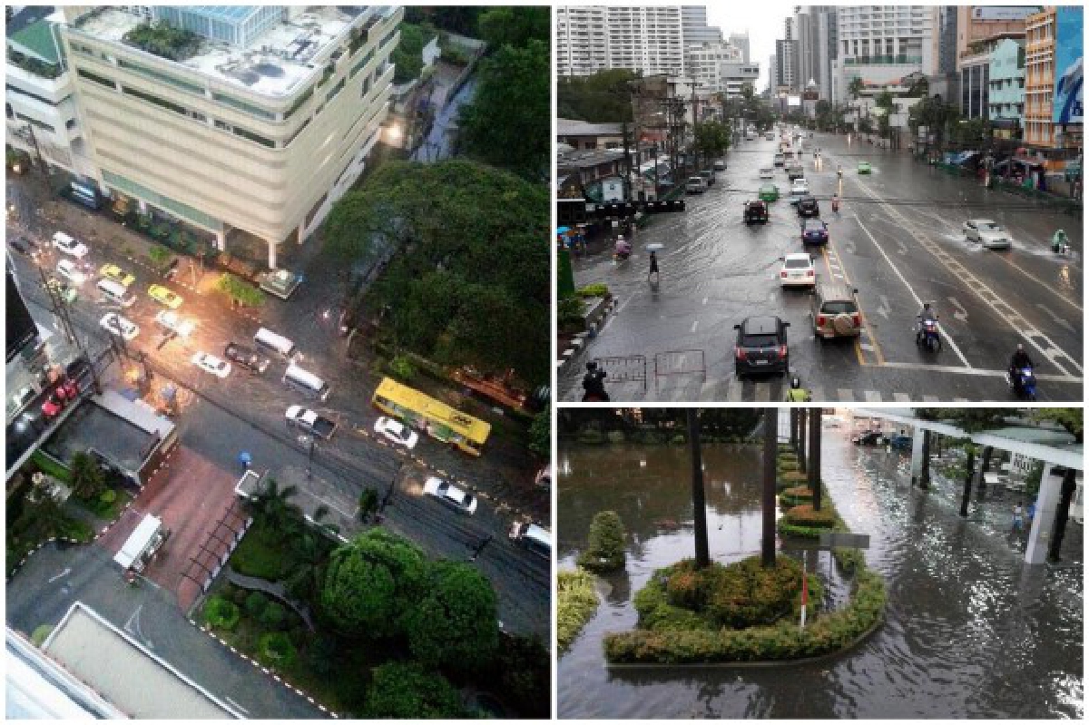 กทม.ฝนตก60%ของพื้นที่น้ำท่วมรอระบายหลายจุด กทม.ฝนตก60%ของพื้นที่น้ำท่วมรอระบายหลายจุด