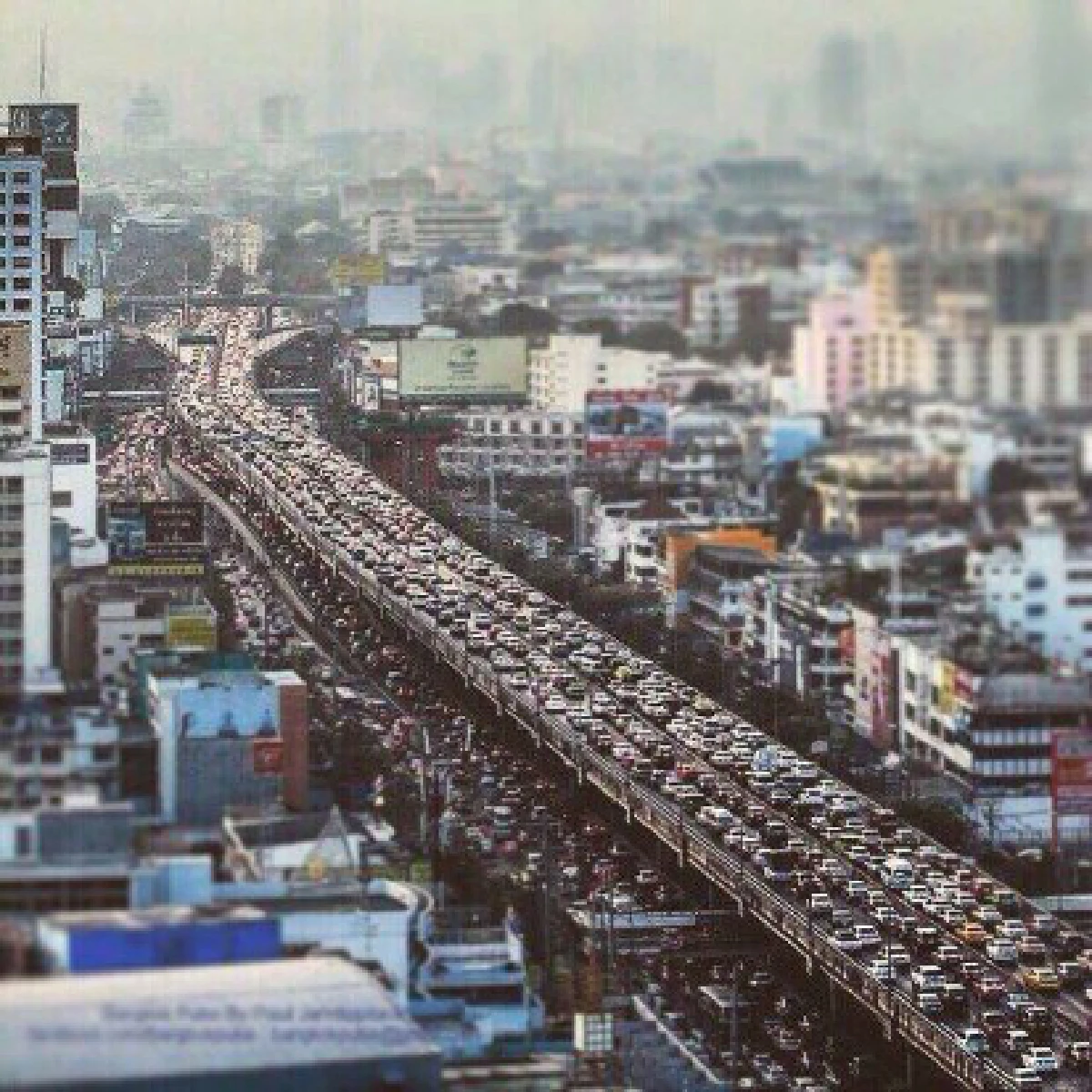เผยภาพรถติดมโหฬารที่แท้ภาพเก่าสมัยปิดสะพานพระราม8