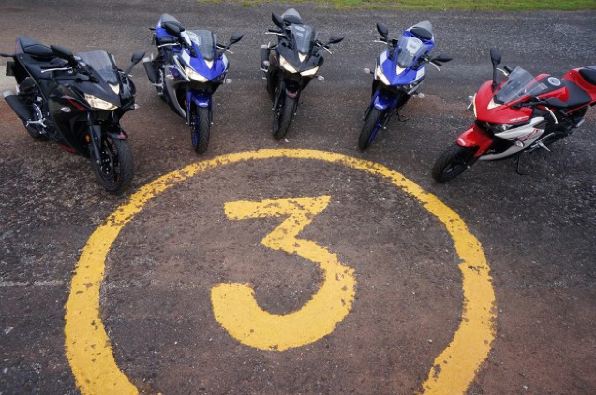 ลองขี่ตั้งแต่เล็กยันใหญ่ Exciter150-R15-R3