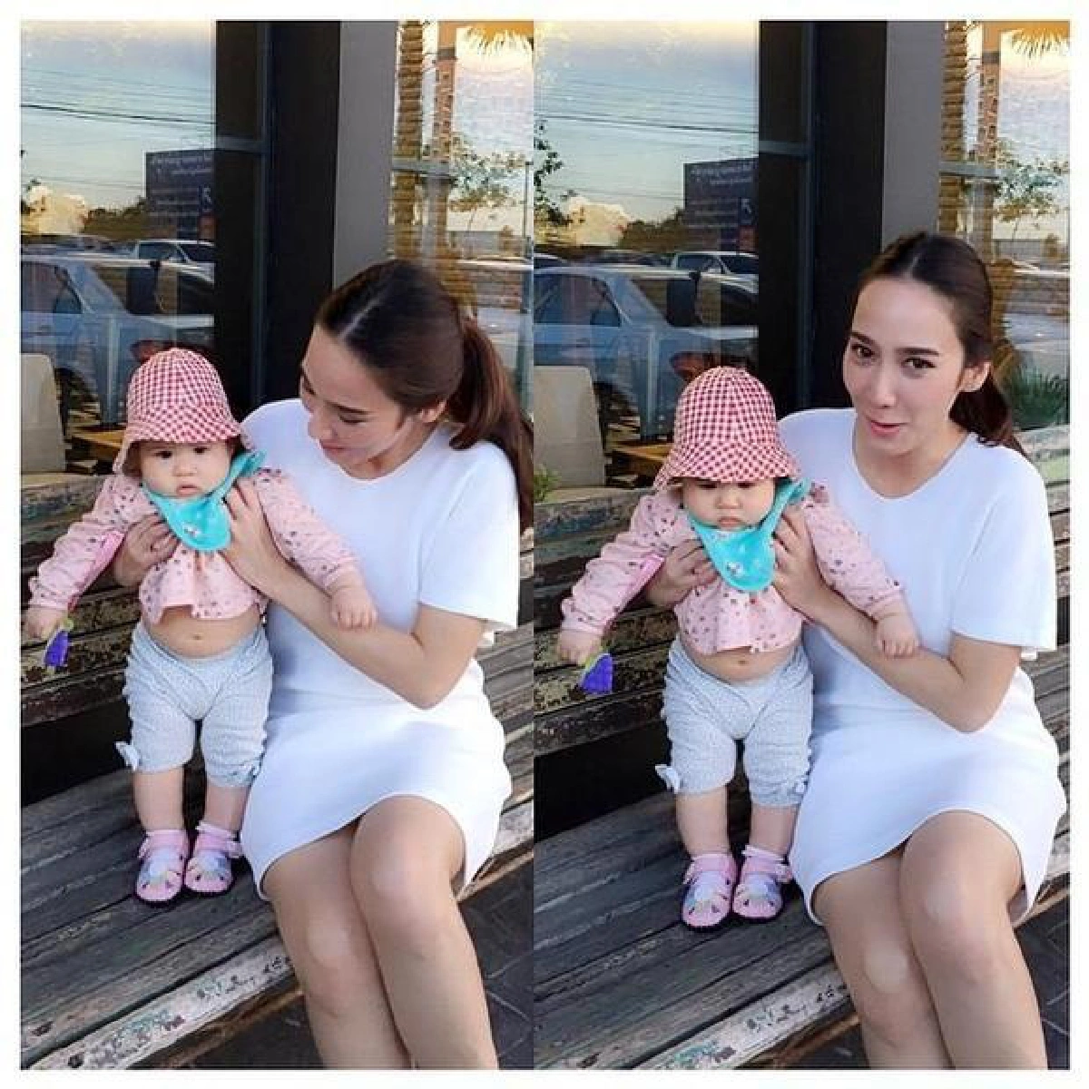 โมเม้นท์น่ารักๆ!"น้าอั้ม พัชราภา"กับหลานมายู