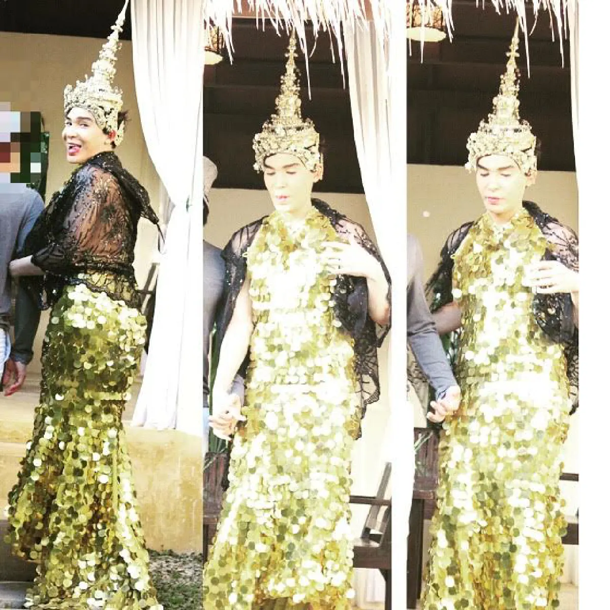 คู่แข่งดาวิกา?!"นางชฎานาธาน"แต่งหญิงออกมาดินเนอร์