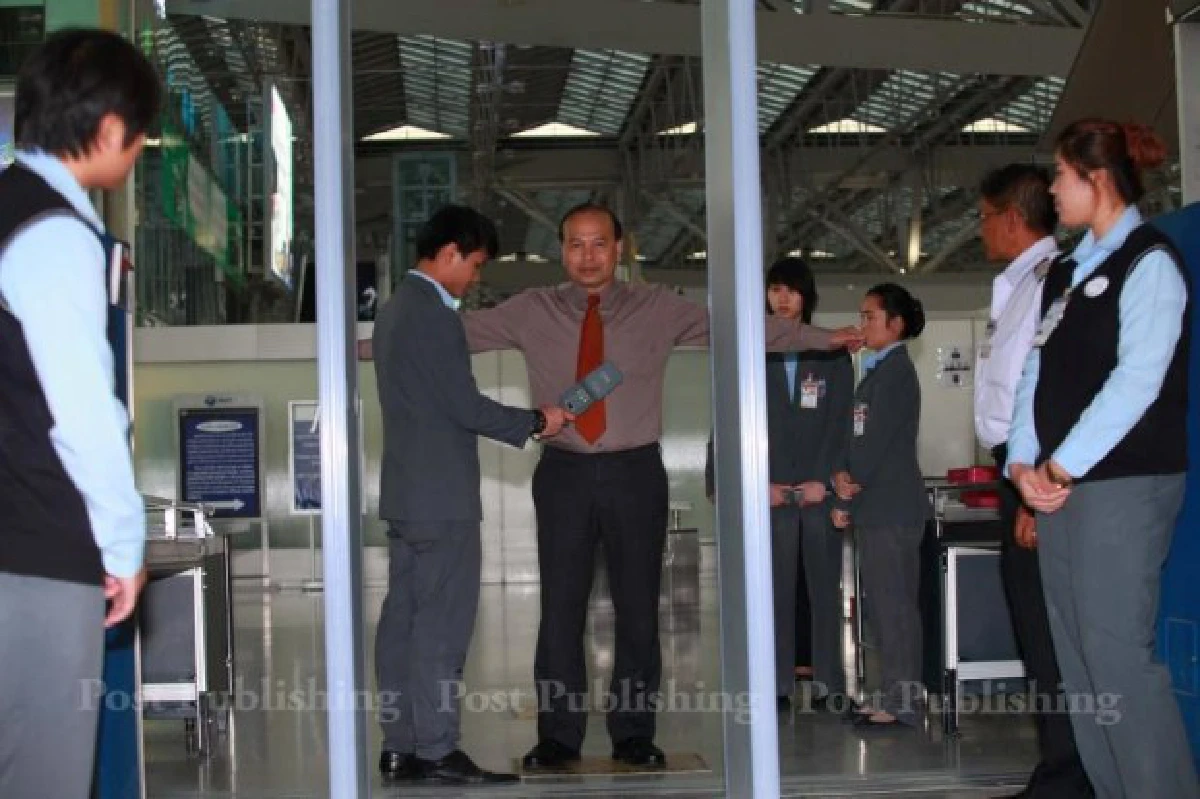 สนามบินโชว์ภาพตรวจกระเป๋าไม่พบ "บิ๊กแจ๊ด"พกปืนขึ้นเครื่อง