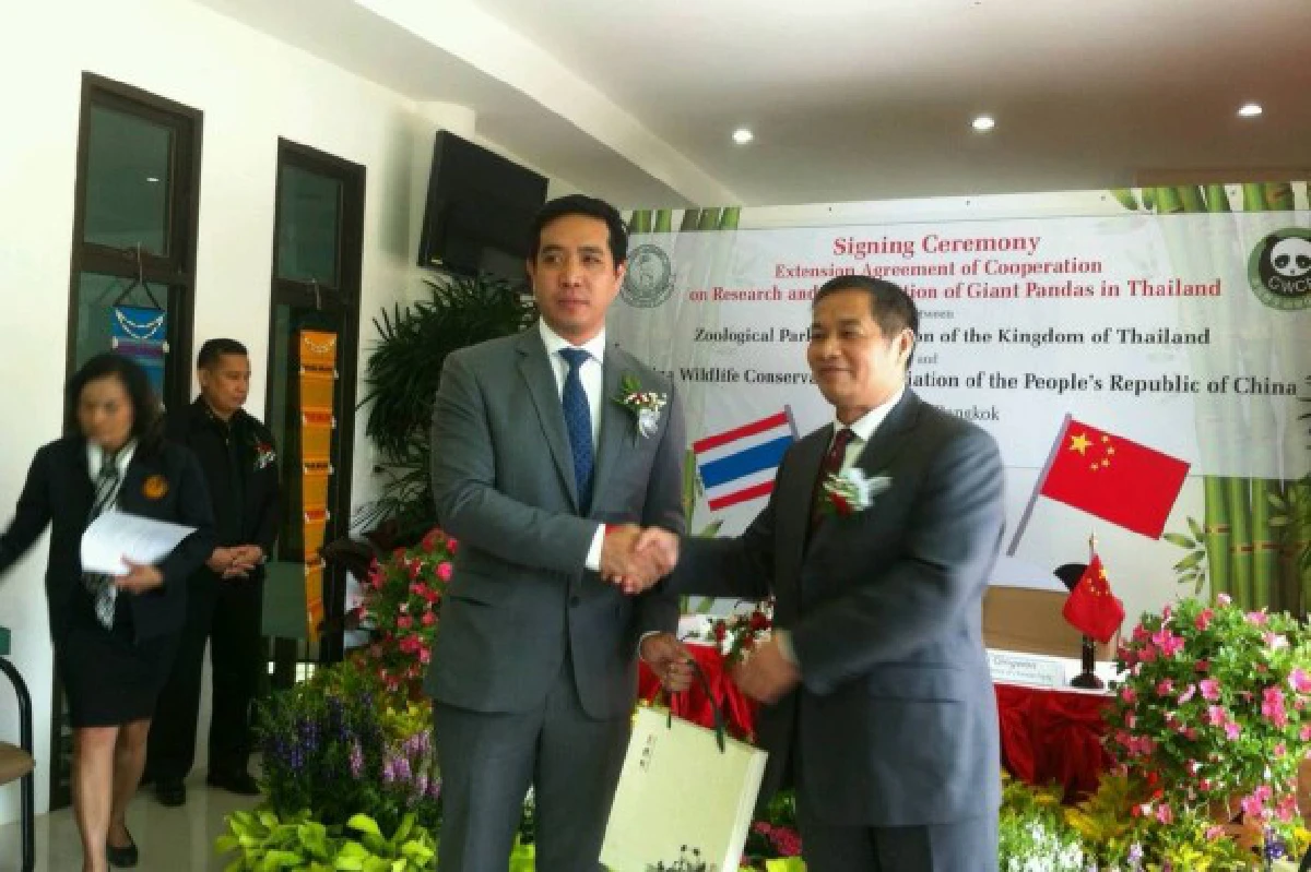 ไทยจีนลงนามMOU"ช่วง"กับ"หลินฮุ่ย" อยู่ไทยต่ออีก10ปี