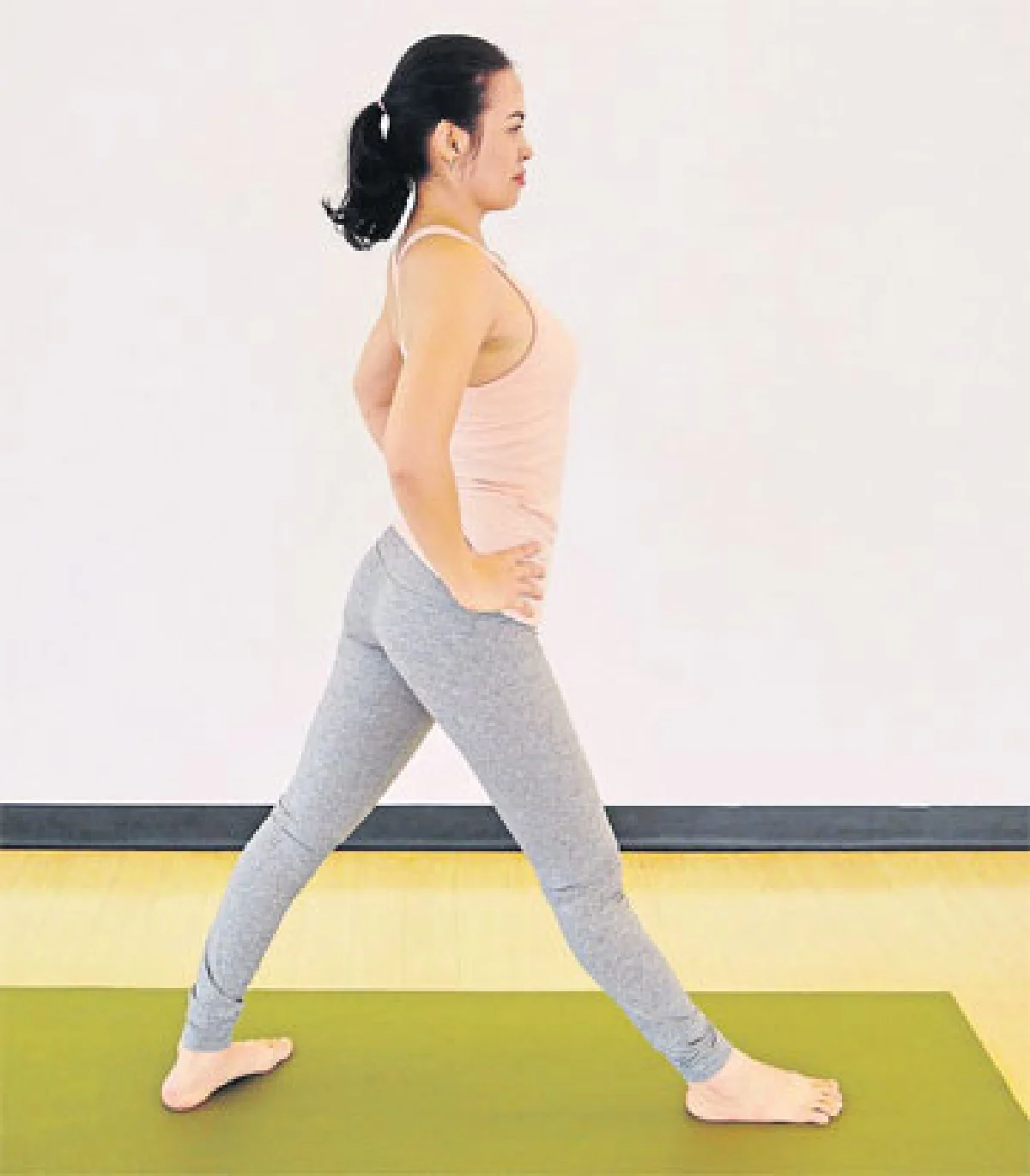 ท่ายืดขา Parsvottanasana