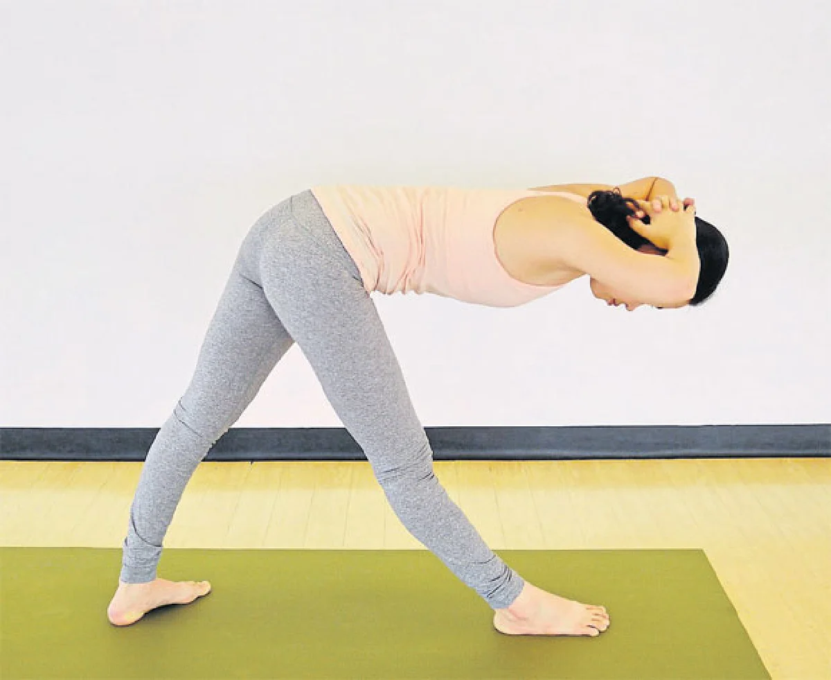 ท่ายืดขา Parsvottanasana