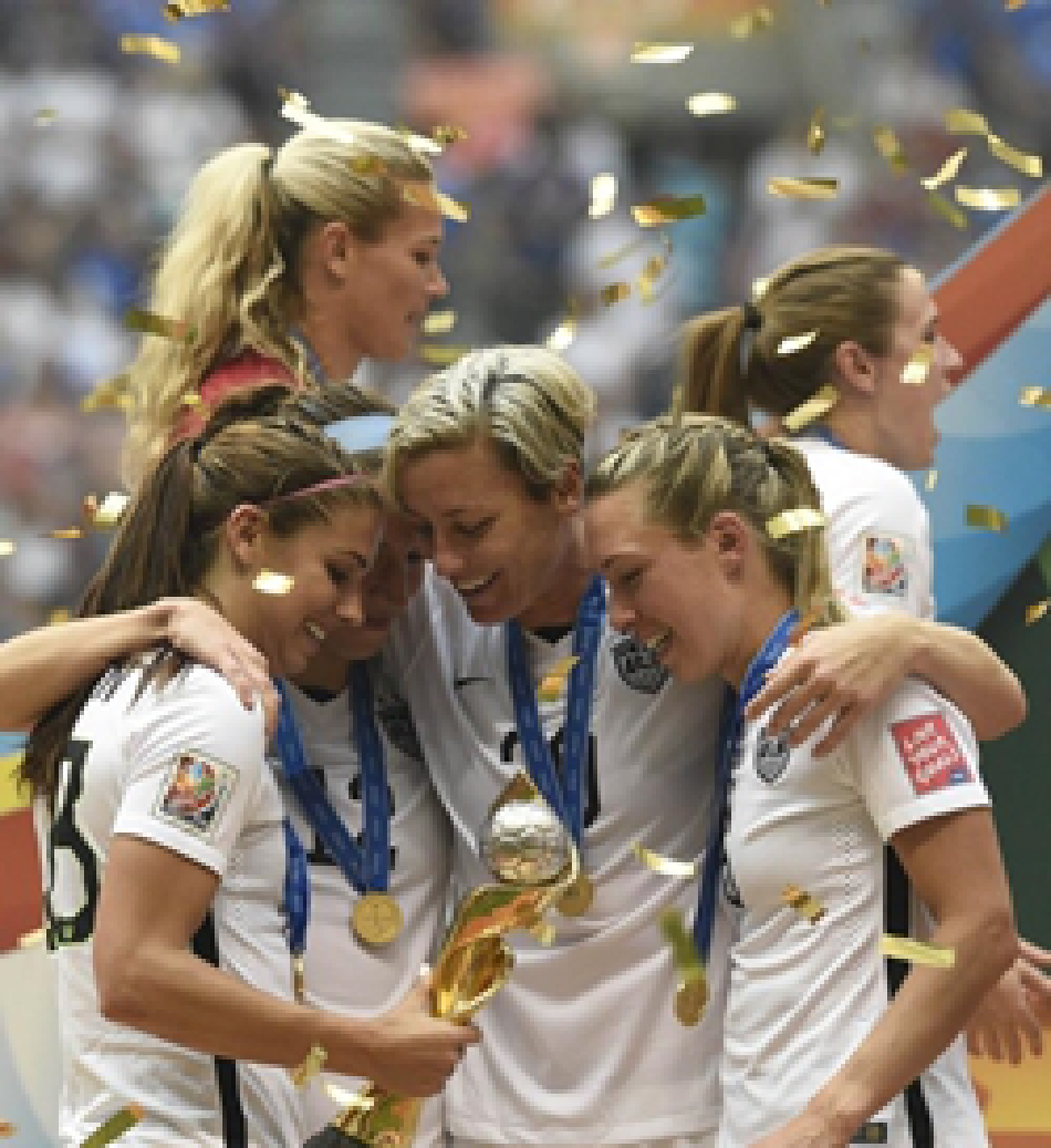 US women score early and often to win football World Cup