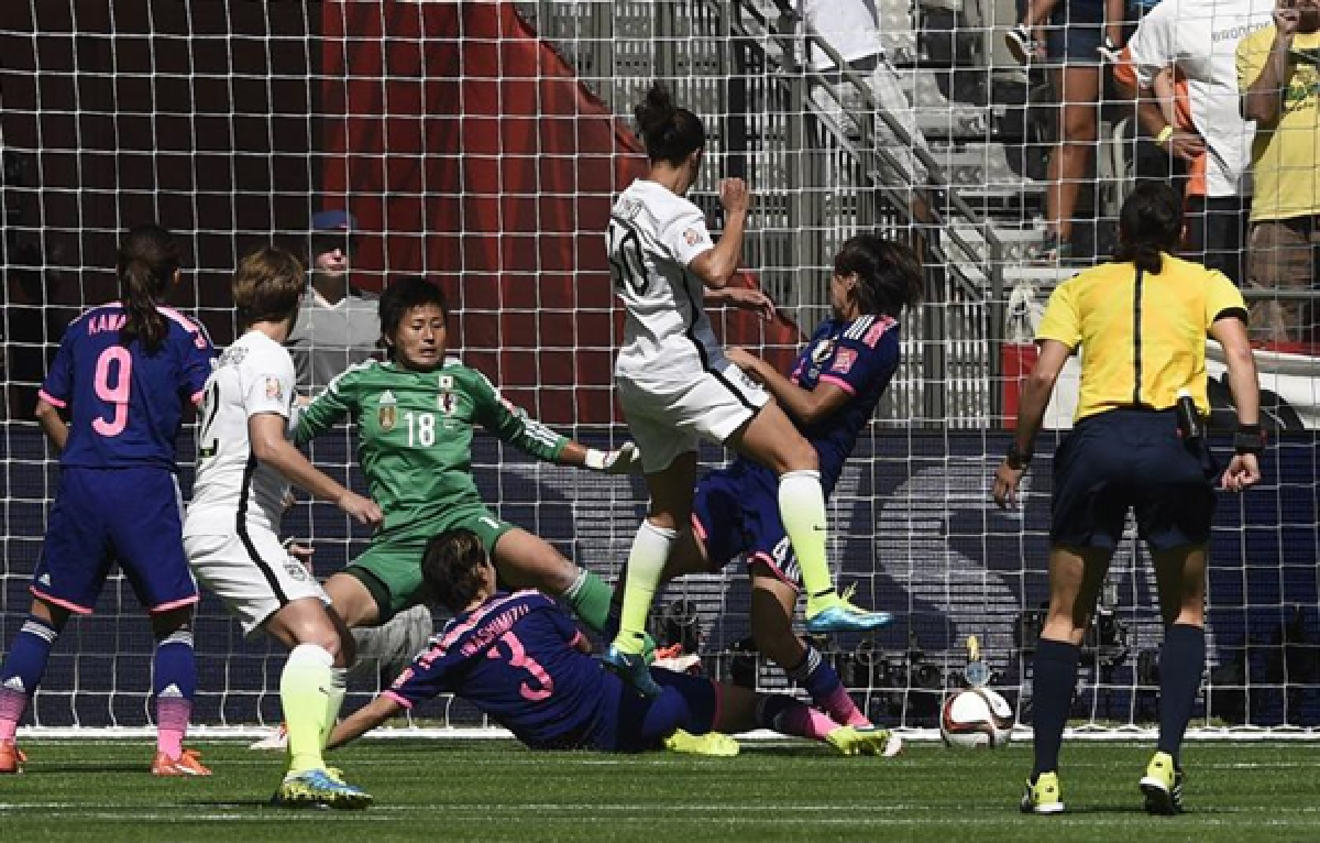 US women score early and often to win football World Cup