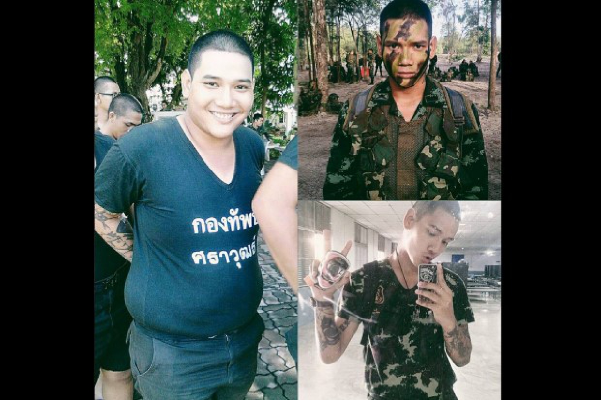 หล่อขึ้นทันตา!หนุ่มอ้วนลงพุงฟิตหุ่นจนเฟิร์มหลังเป็นทหาร หล่อขึ้นทันตา!หนุ่มอ้วนลงพุงฟิตหุ่นจนเฟิร์มหลังเป็นทหาร