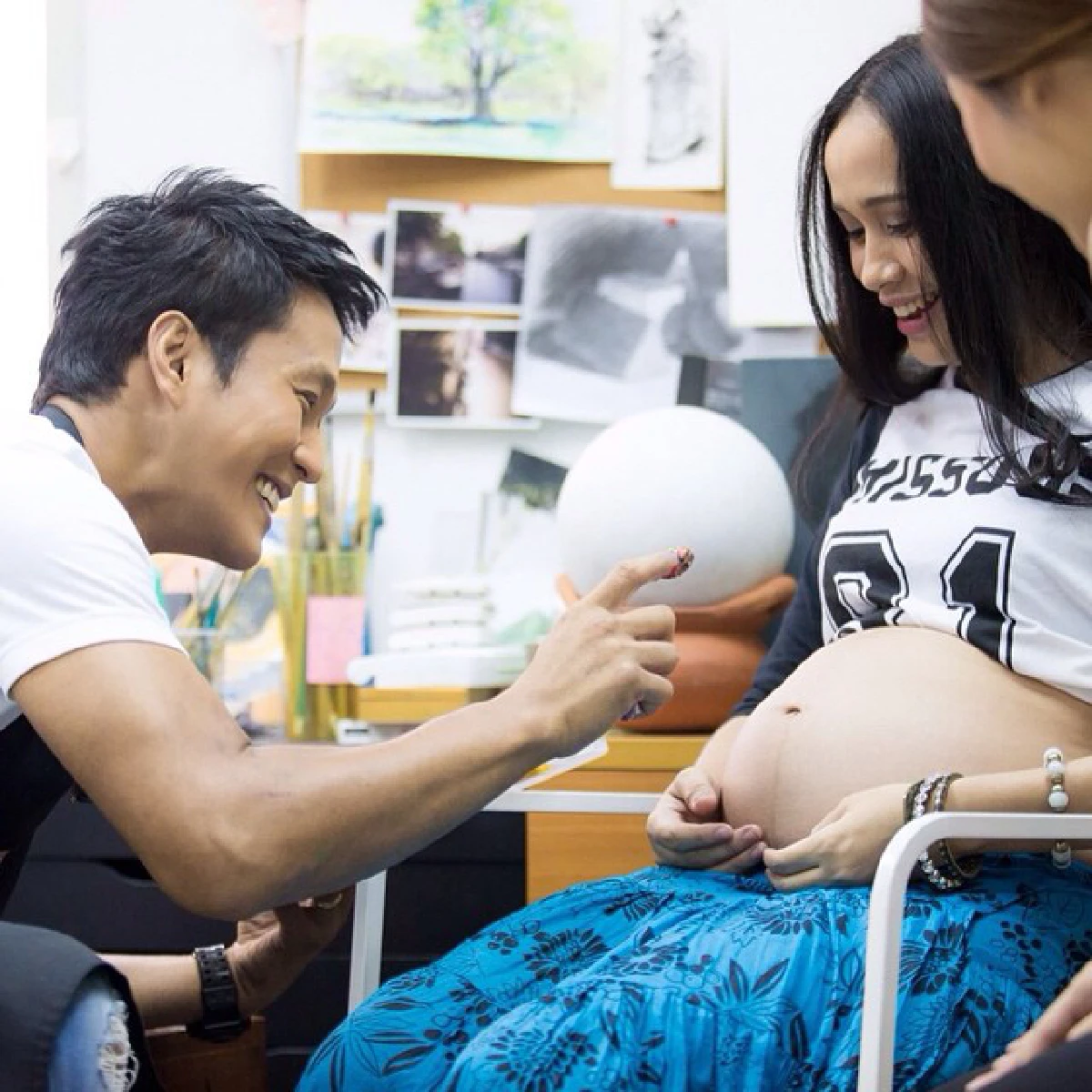 "เอ็กซ์ "ปลื้ม!ภรรยาคลอดลูกชาย ตั้งชื่อ"น้องฟังธรรม"