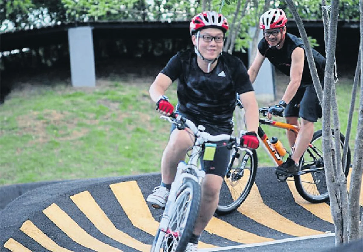 ปั่นฟินเวอร์ ที่ Peppermint Bike Park