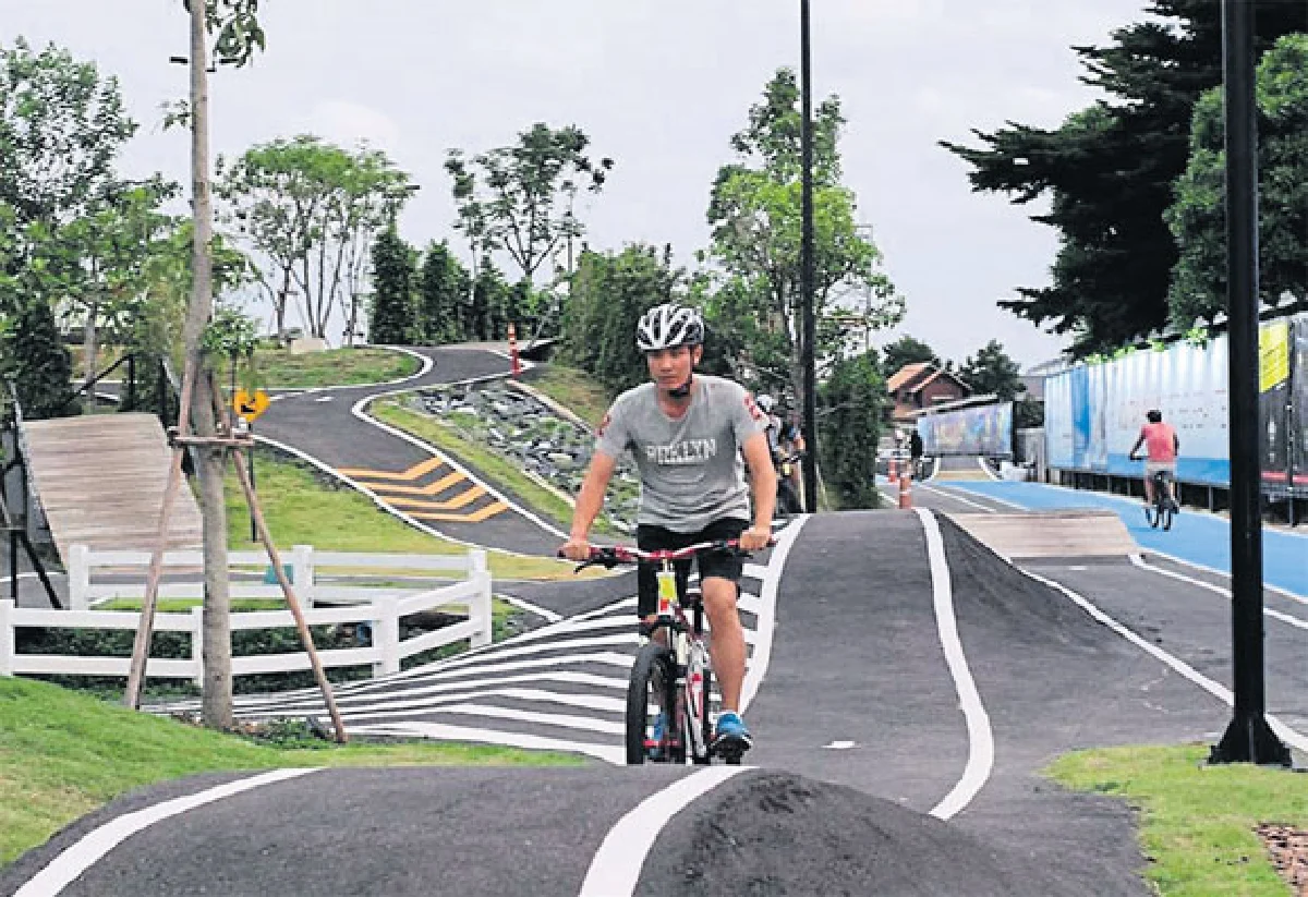ปั่นฟินเวอร์ ที่ Peppermint Bike Park