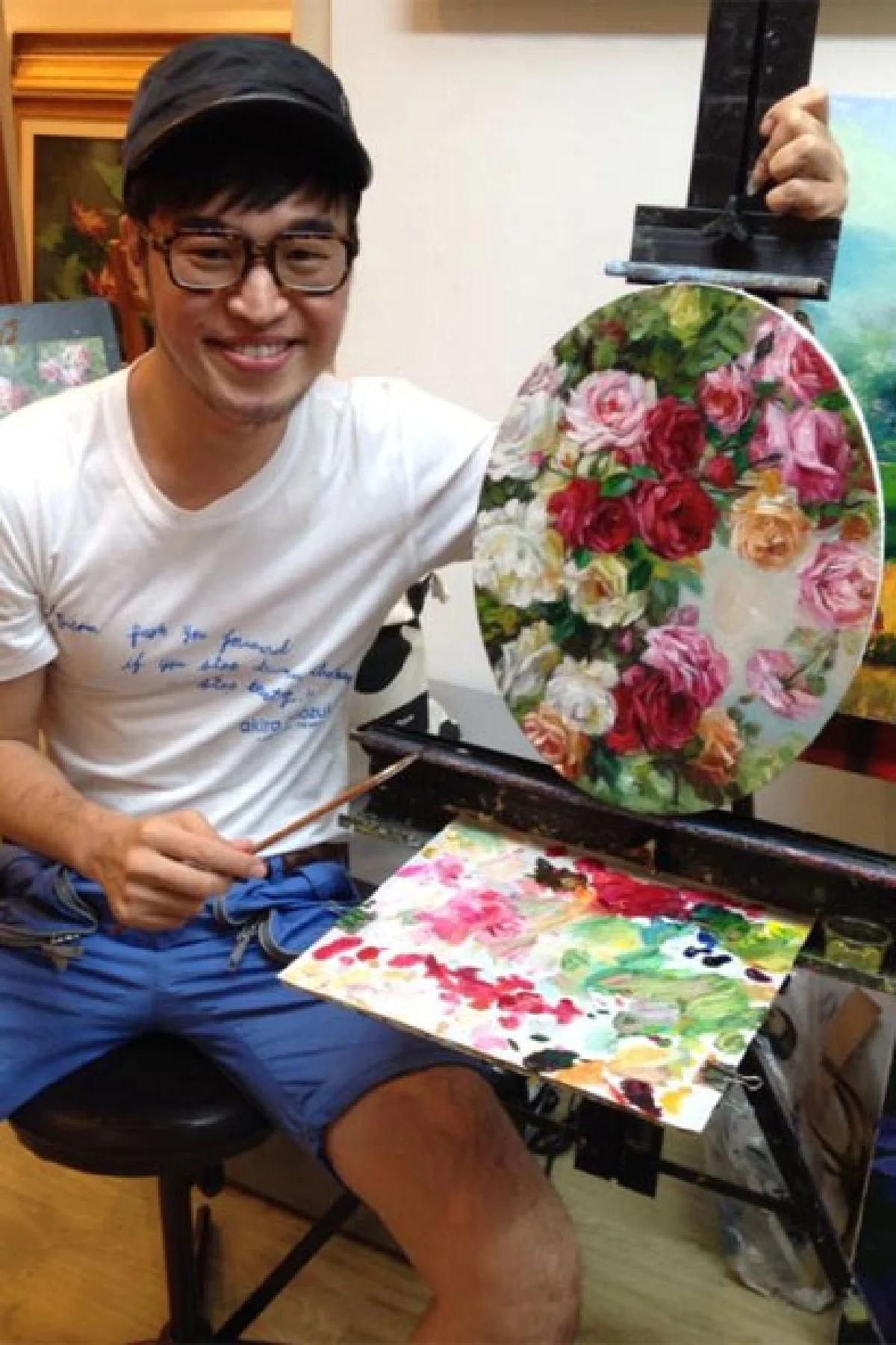 ความสุข สงบ สมาธิ ที่ได้วาดรูป