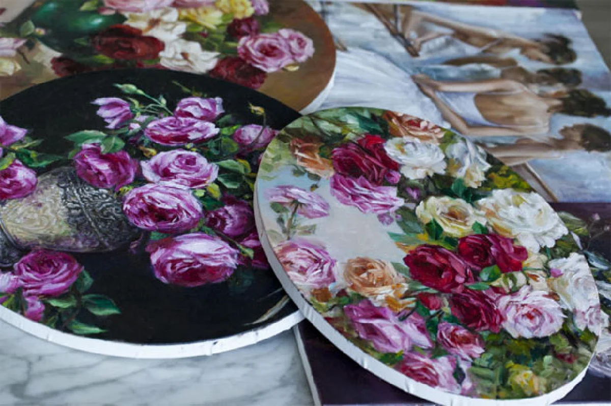 ความสุข สงบ สมาธิ ที่ได้วาดรูป