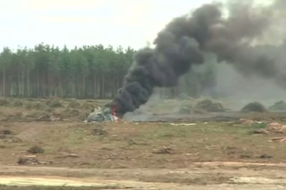 ฮ.รัสเซียตกระหว่างแสดงโชว์นักบินดับ1 (มีคลิป)