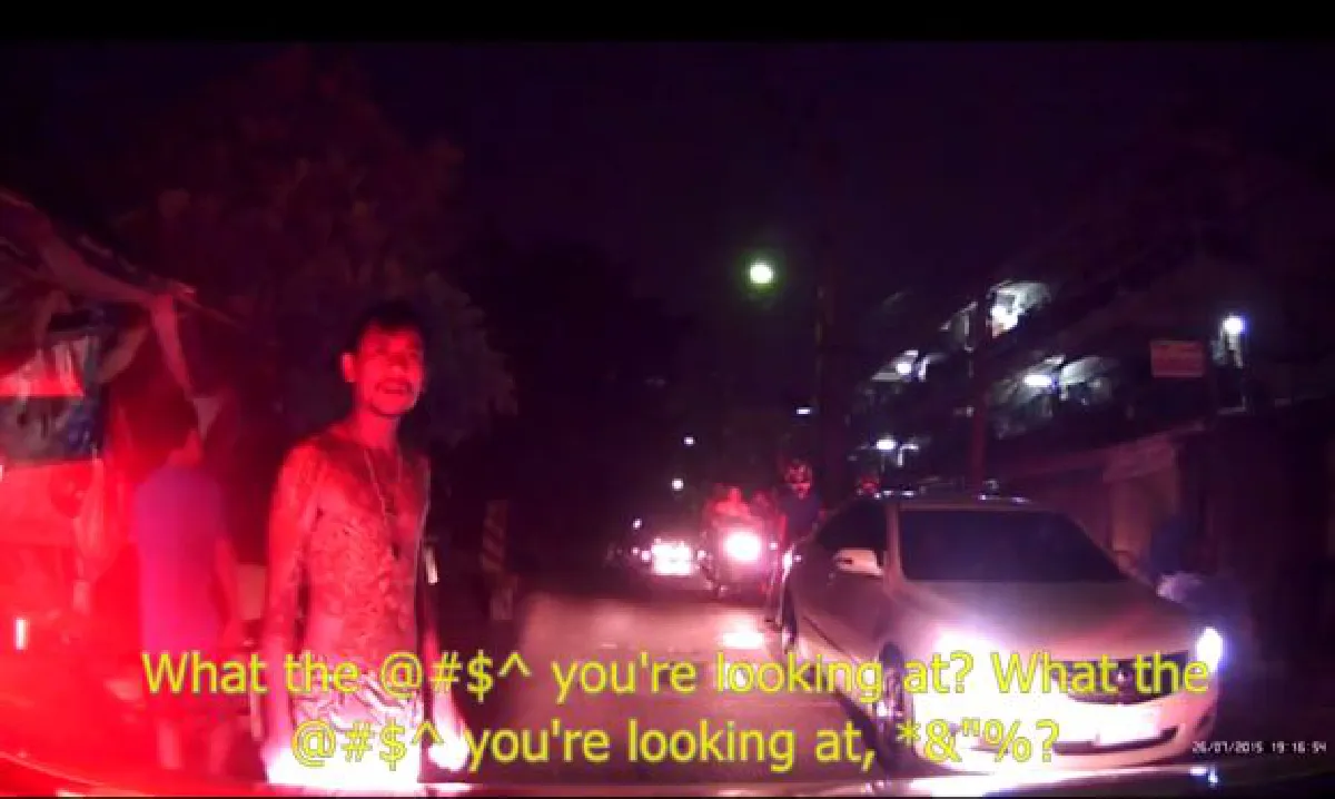 Wrong turn: Taxi driver attacked by drunk shirtless man & villagers