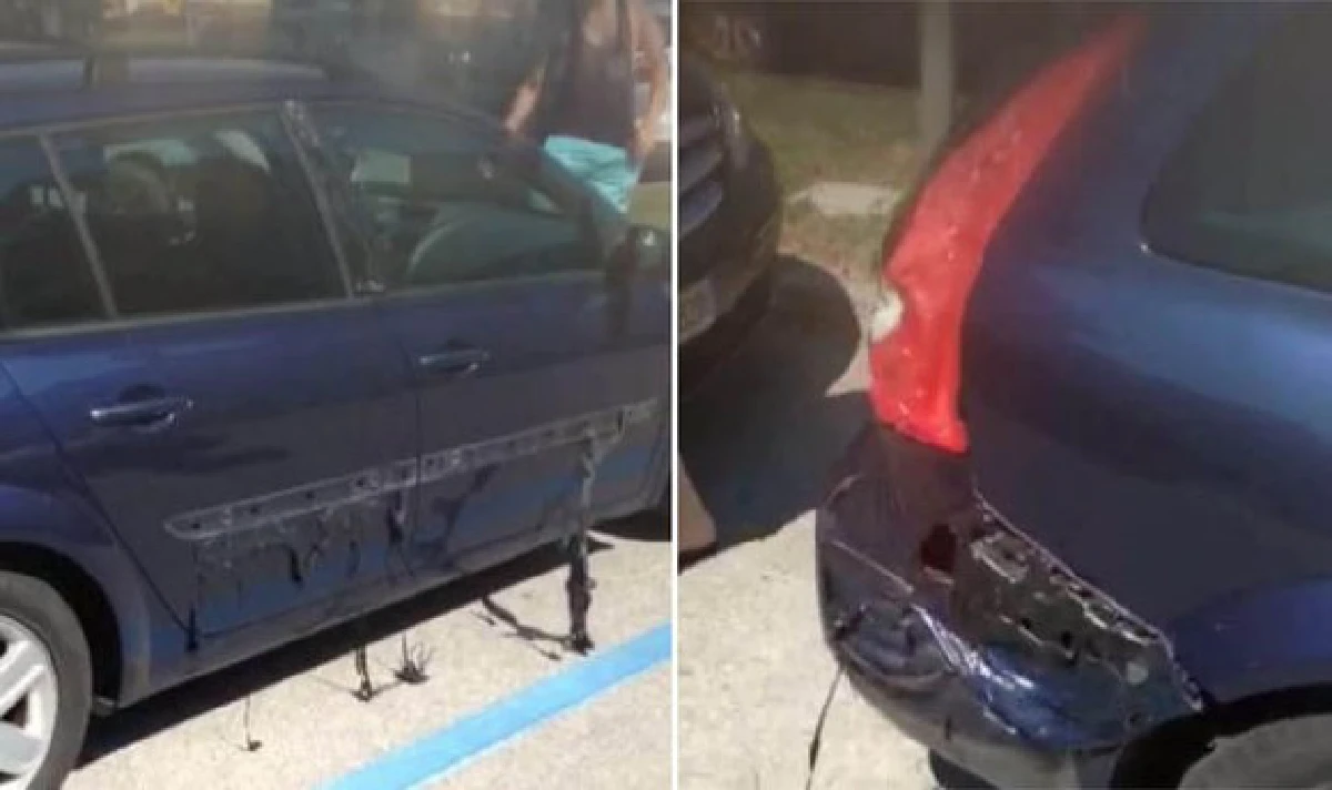 นักท่องเที่ยวแพร่ภาพอิตาลีร้อนจนรถละลาย (มีคลิป)