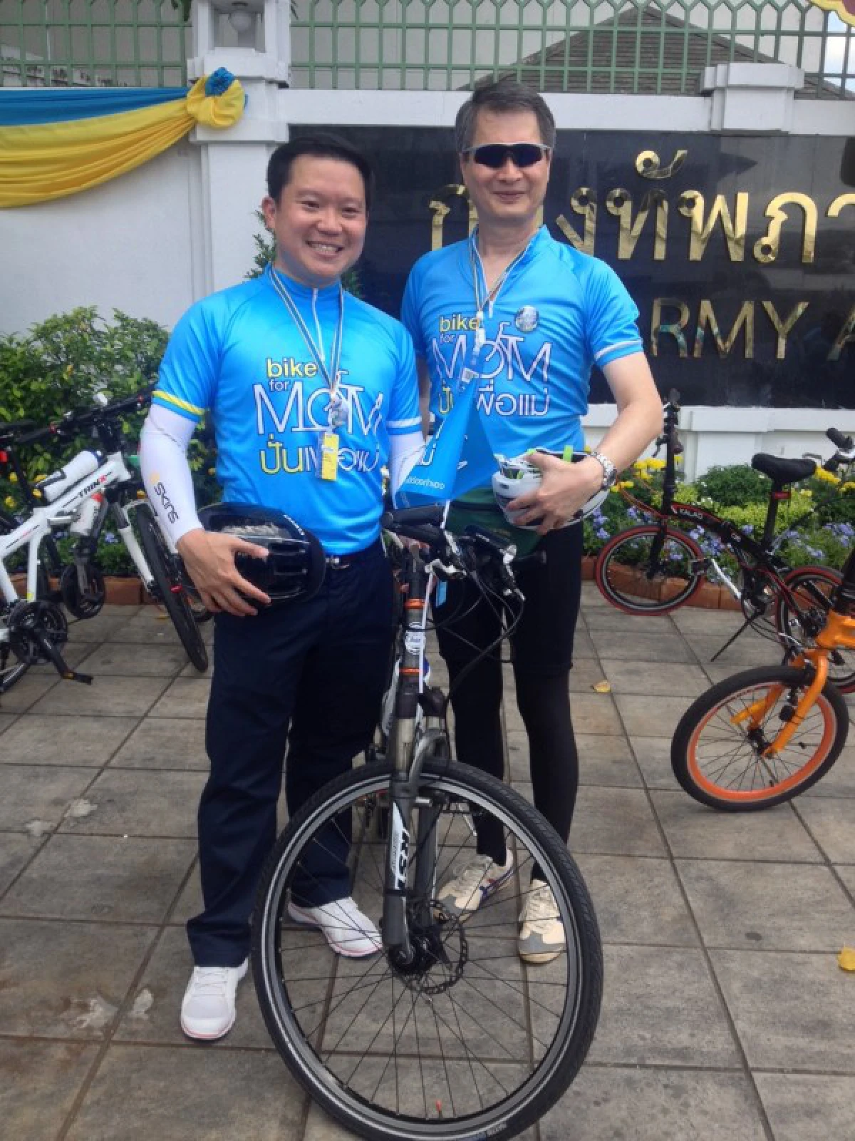 ผู้บริหารองค์กร-หน่วยงานใหญ่ร่วมปั่นเพื่อแม่คับคั่ง