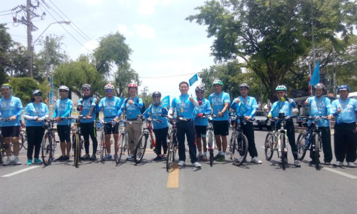 ผู้บริหารองค์กร-หน่วยงานใหญ่ร่วมปั่นเพื่อแม่คับคั่ง