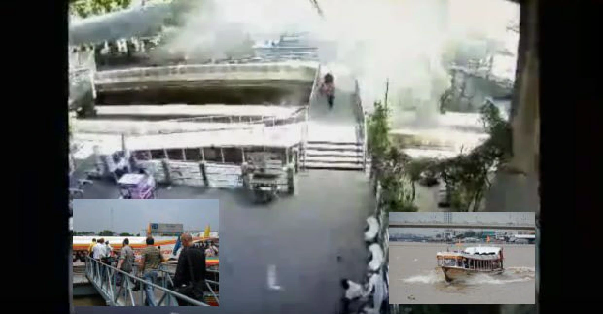 Bomb tossed at Sathorn pier, no injuries