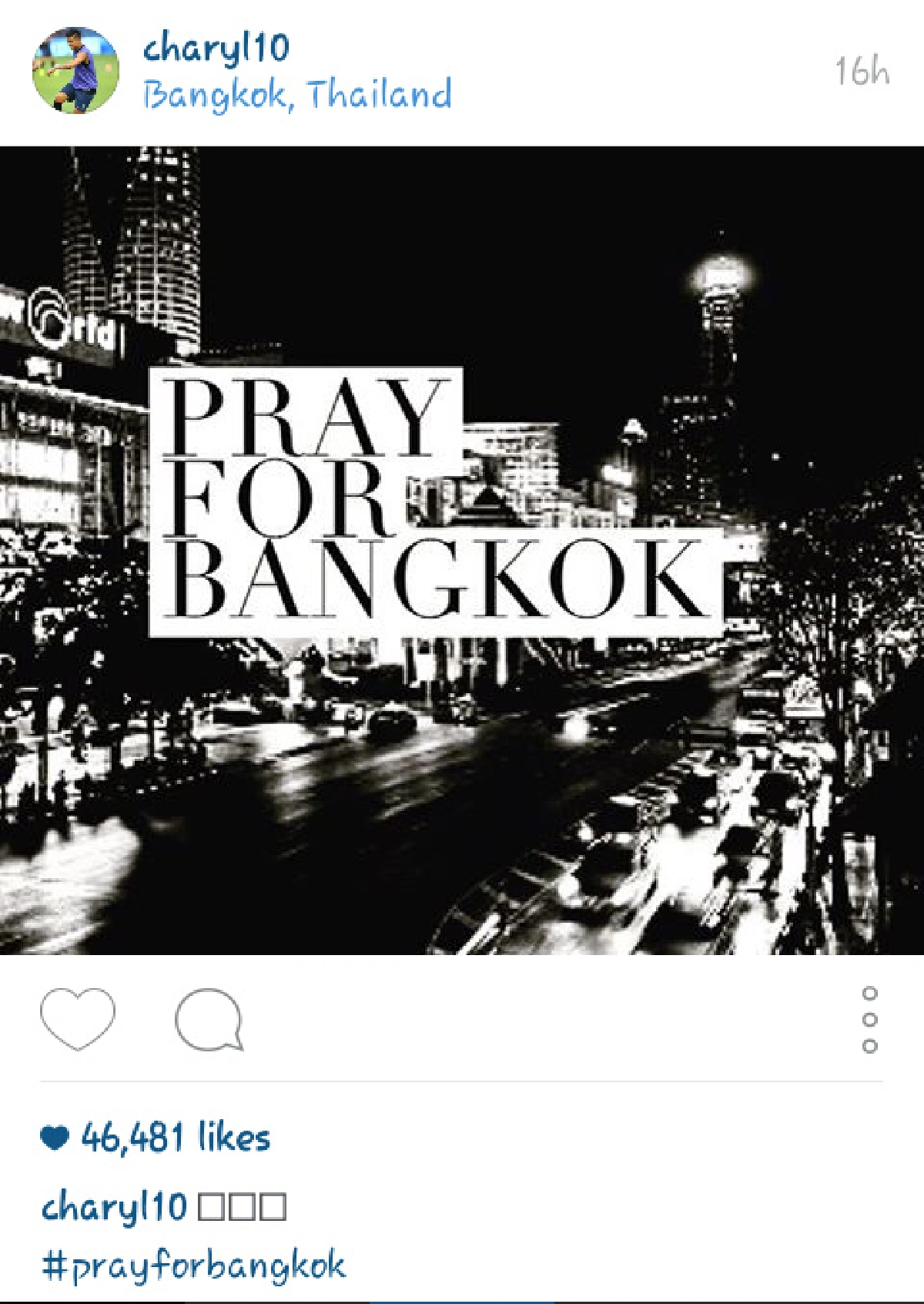 นักกีฬาร่วมอาลัยเหตุระเบิดราชประสงค์