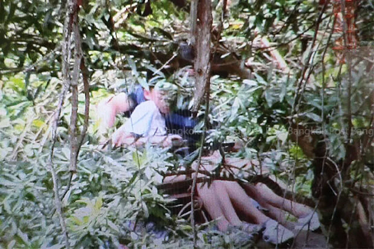 Terrified tourists rescued from killer elephant