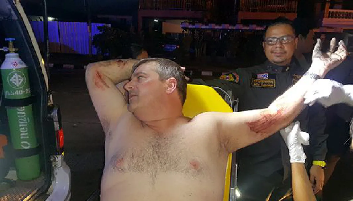 British man falls down open sewer manhole in Bangkok