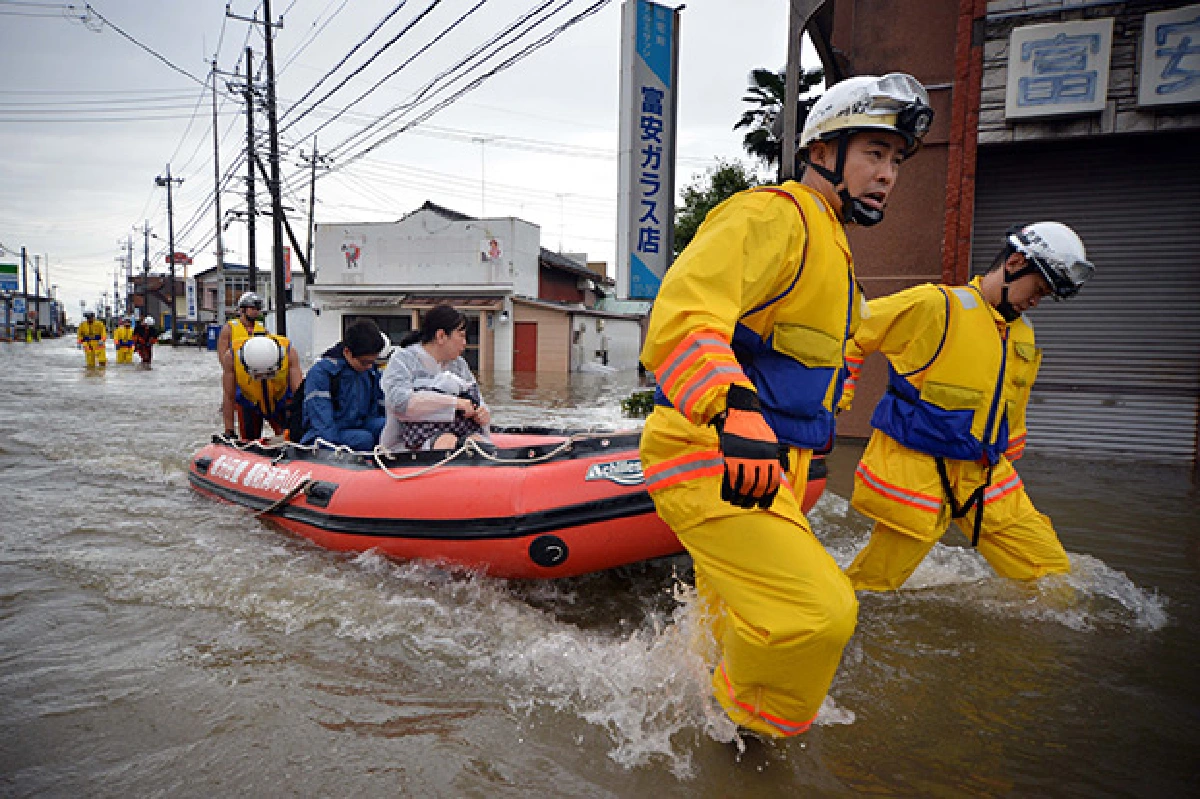 Japan floods: After typhoon, rivers overflow, nuclear water