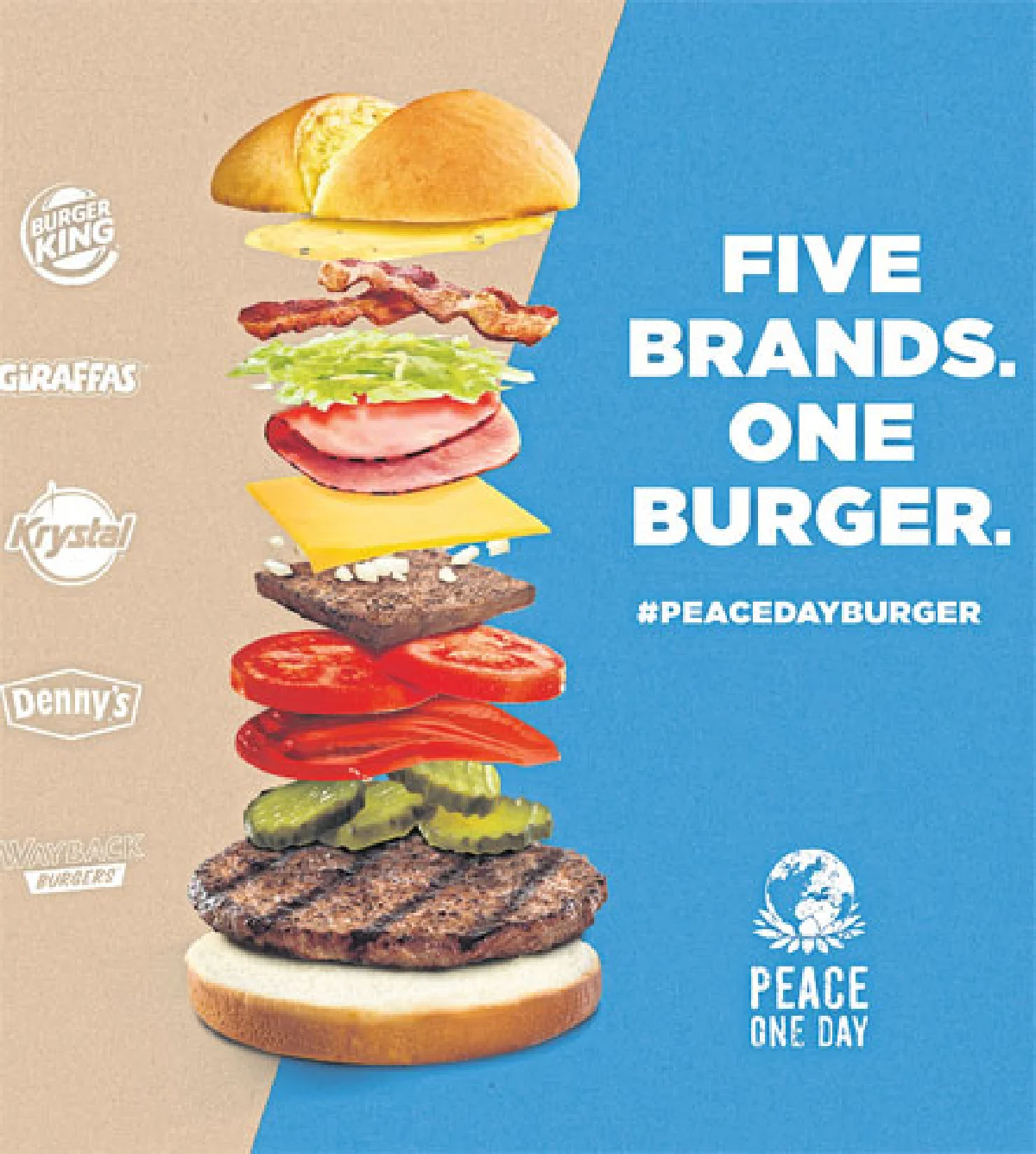 ‘สงคราม’แฮมเบอร์เกอร์ ในวัน‘สันติภาพ’โลก