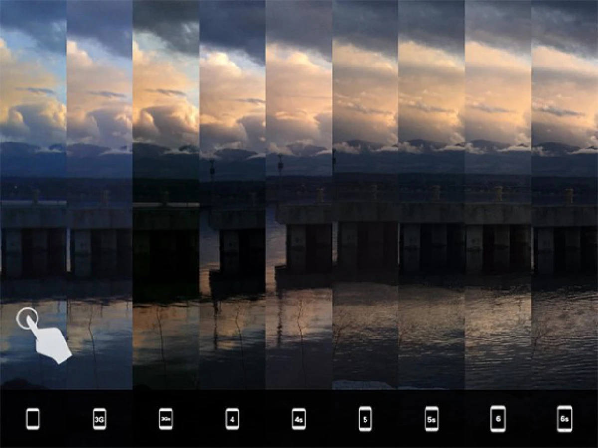 ดูกันชัดๆ!เทียบคุณภาพกล้อง'ไอโฟน'ตั้งแต่รุ่นแรกถึงปัจจุบัน (ชมภาพ)