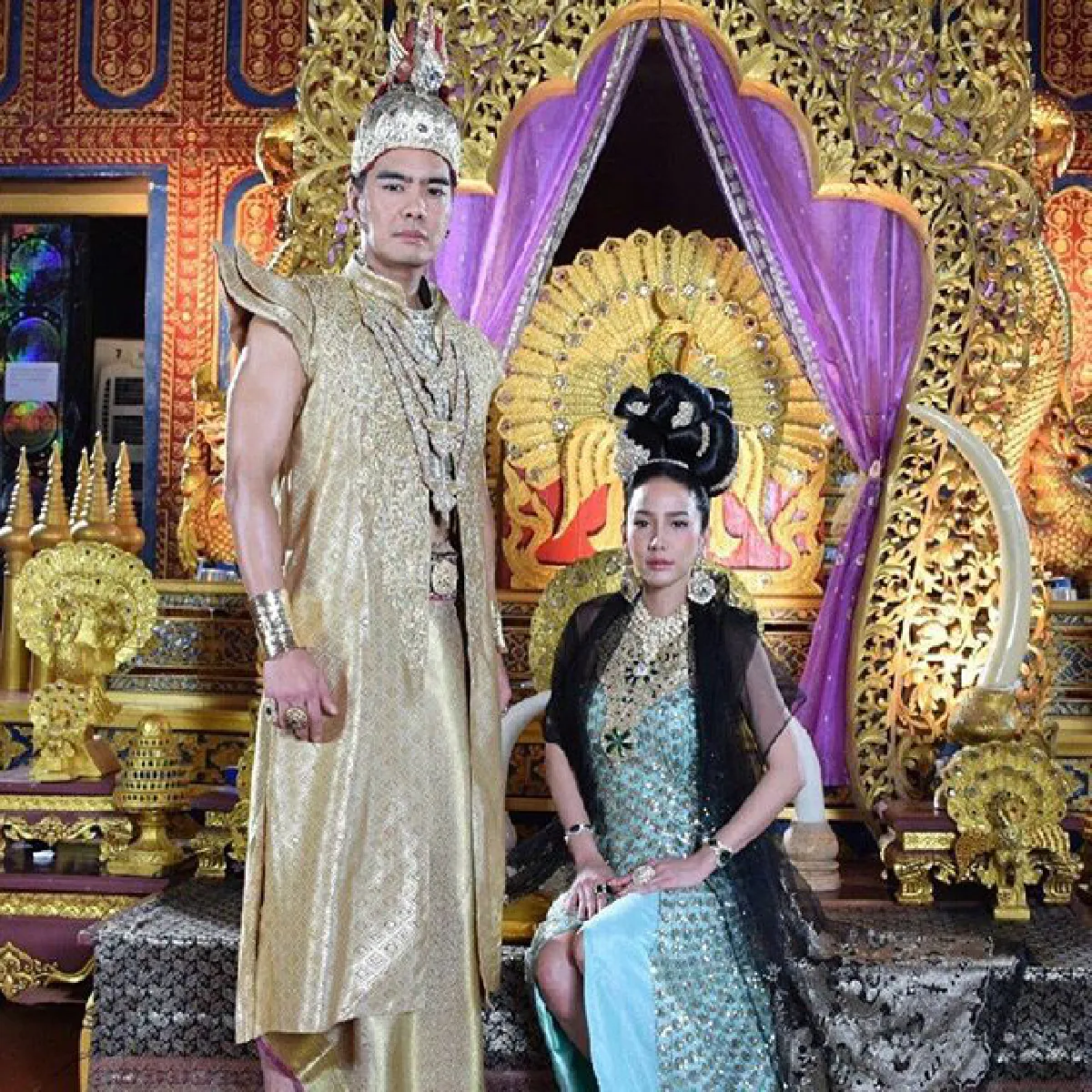 อลังการงานสร้าง!ภาพฟิตติ้งละครฟอร์มยักษ์ เพลิงพระนาง