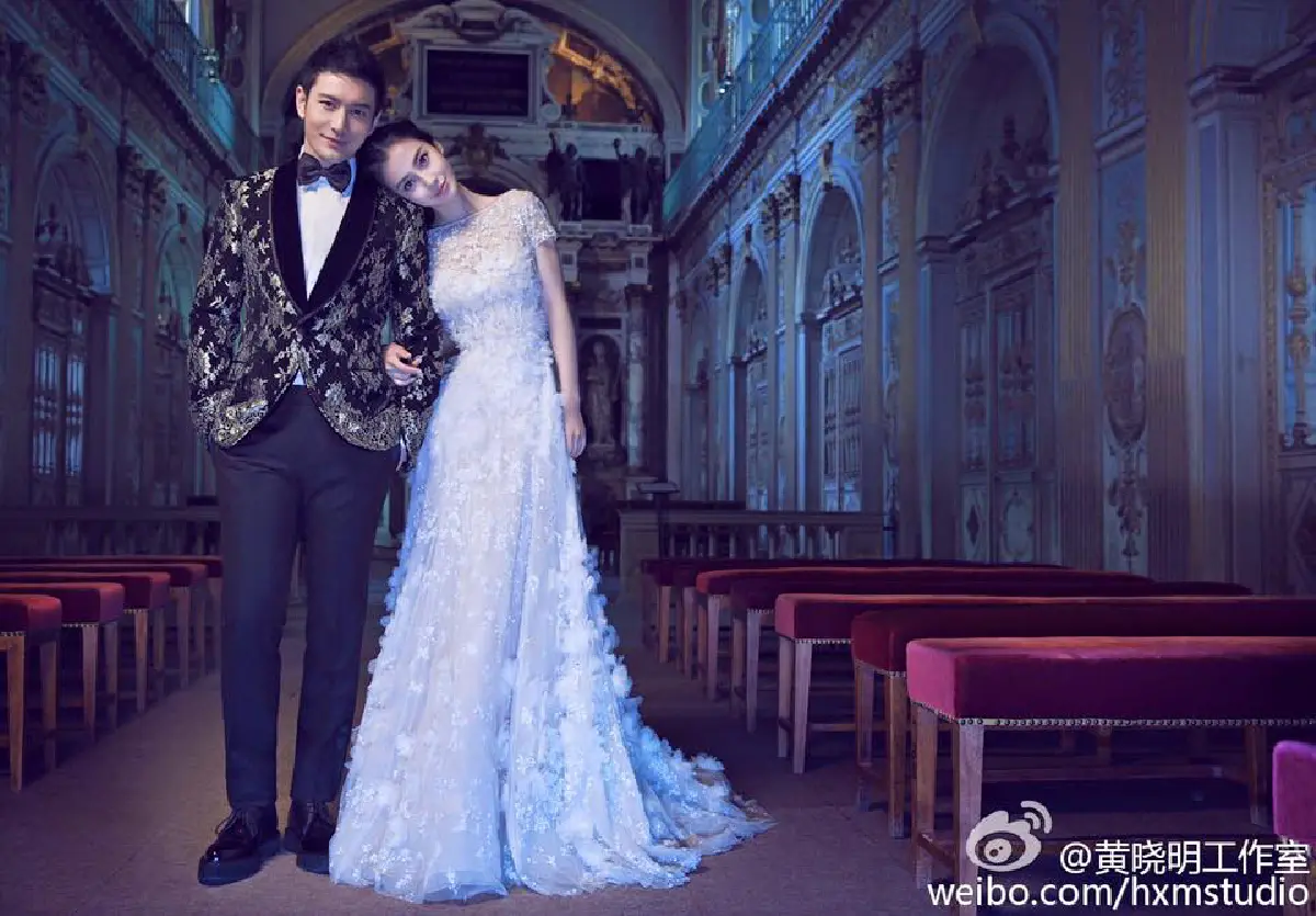 คนดังแห่ร่วมงานวิวาห์สุดหรู แองเจล่าเบบี้-หวงเสี่ยวหมิง