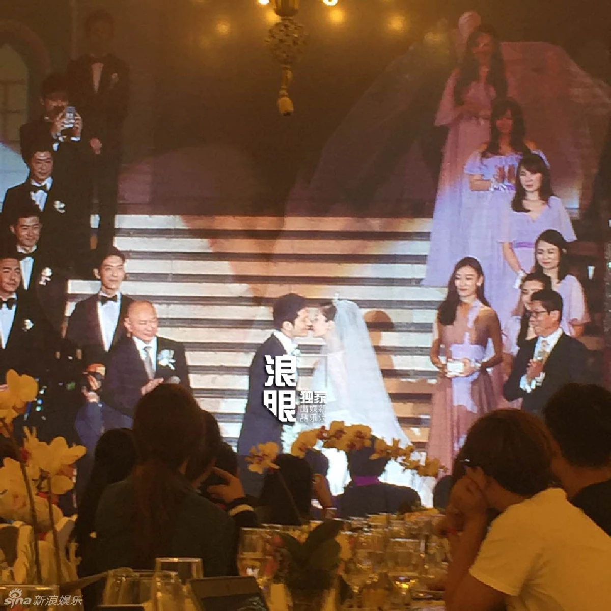 คนดังแห่ร่วมงานวิวาห์สุดหรู แองเจล่าเบบี้-หวงเสี่ยวหมิง