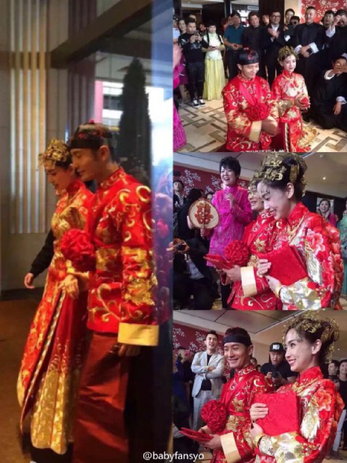 คนดังแห่ร่วมงานวิวาห์สุดหรู แองเจล่าเบบี้-หวงเสี่ยวหมิง
