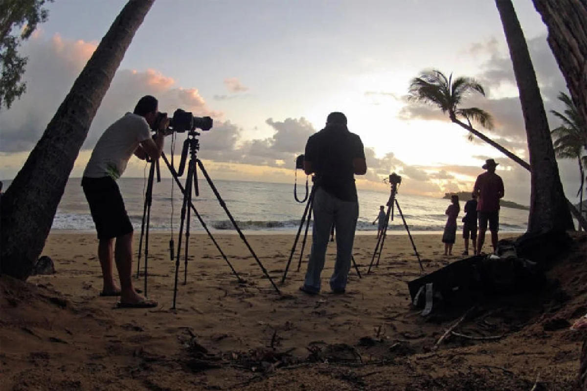 เสี้ยวนาทีแห่งความสุข ของนักล่าตะวันดับ