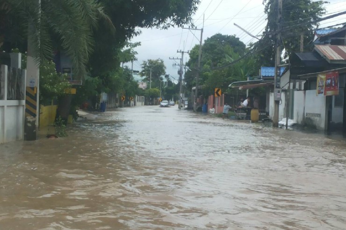 ระยองฝนตกหนักน้ำท่วมหมู่บ้านซ้ำซาก ระยองฝนตกหนักน้ำท่วมหมู่บ้านซ้ำซาก