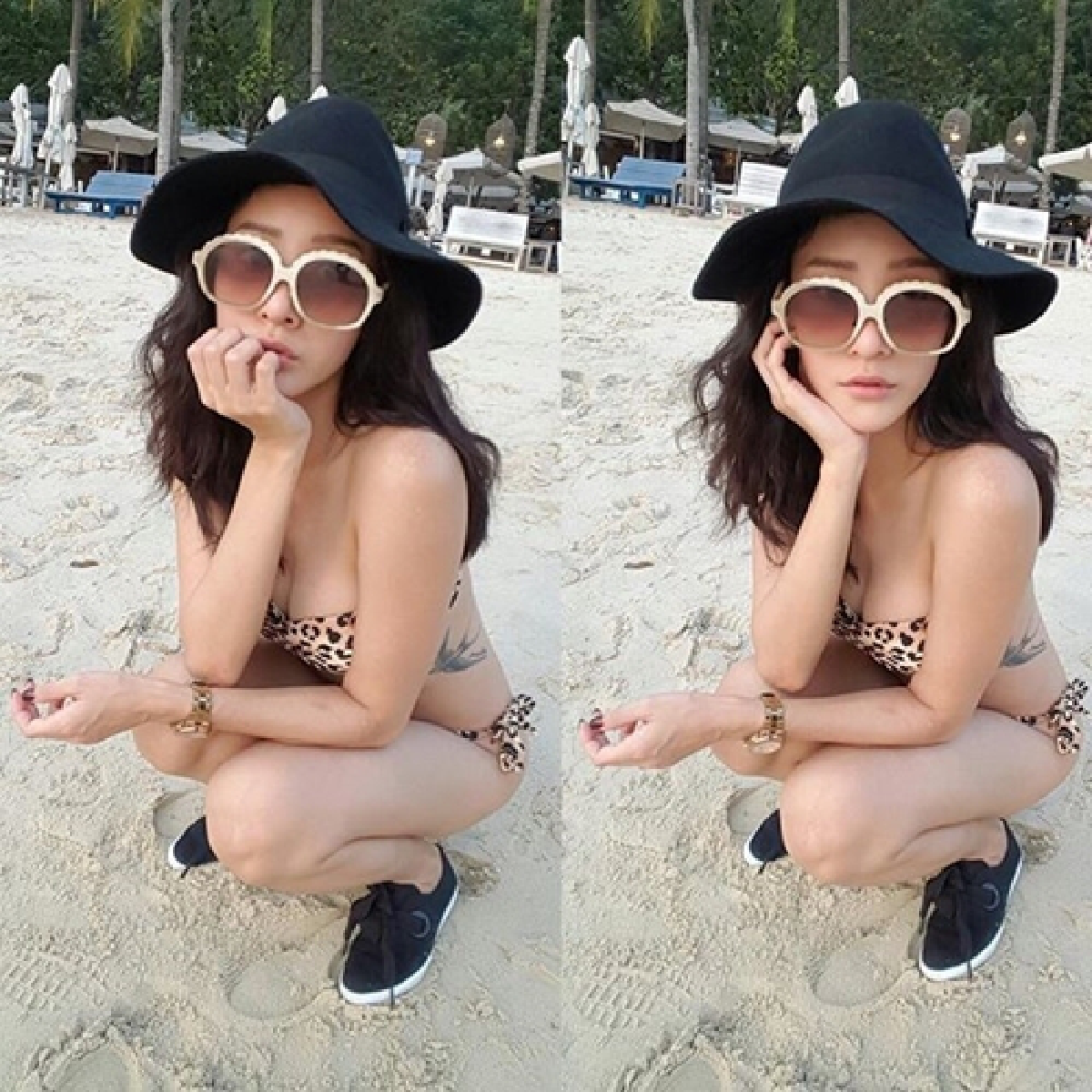 แม่เสือสาว! แตงโม นุ่งบิกินี่อวดหุ่นแซ่บริมหาดสิงคโปร์