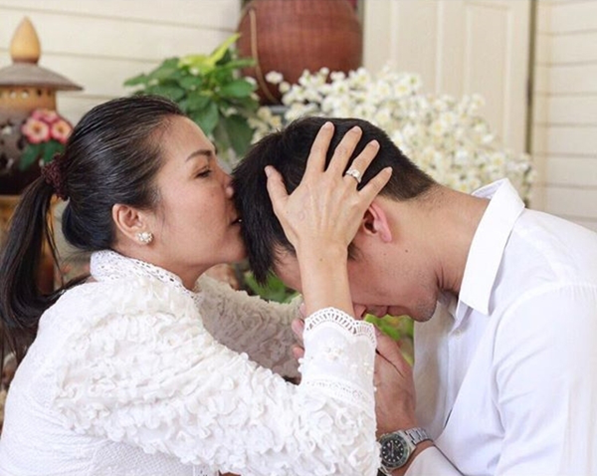 ภาพประทับใจ! ณเดชน์ ขอขมาลาบวชต่อญาติผู้ใหญ่