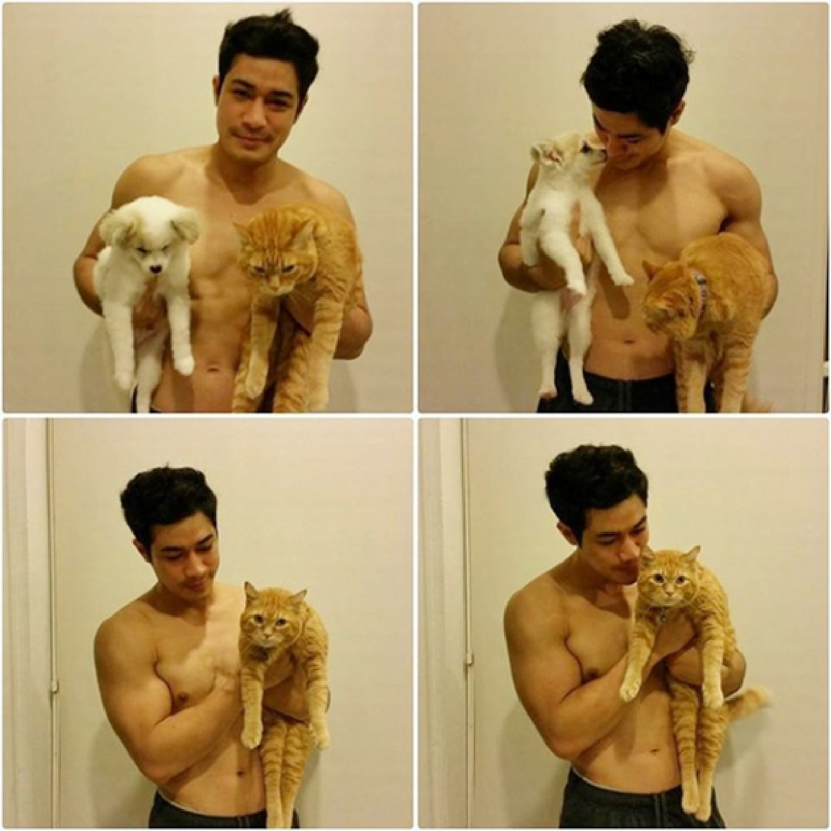 ซิคแพกแน่น! โอม อัชชา อวดหุ่นใหม่กล้ามเป็นมัดๆ