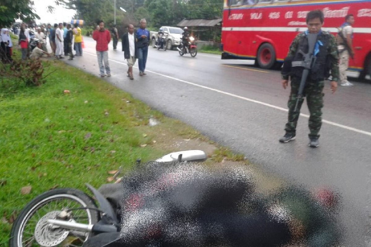 คนร้ายประกบยิงรปภ.ศาลยะลาดับ คนร้ายประกบยิงรปภ.ศาลยะลาดับ