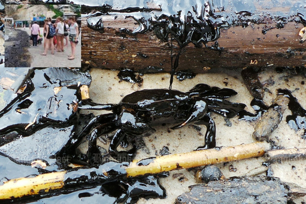 (UPDATE #4) Hua Hin oil slick: From oil tanker? Fishing boats? Still not sure.